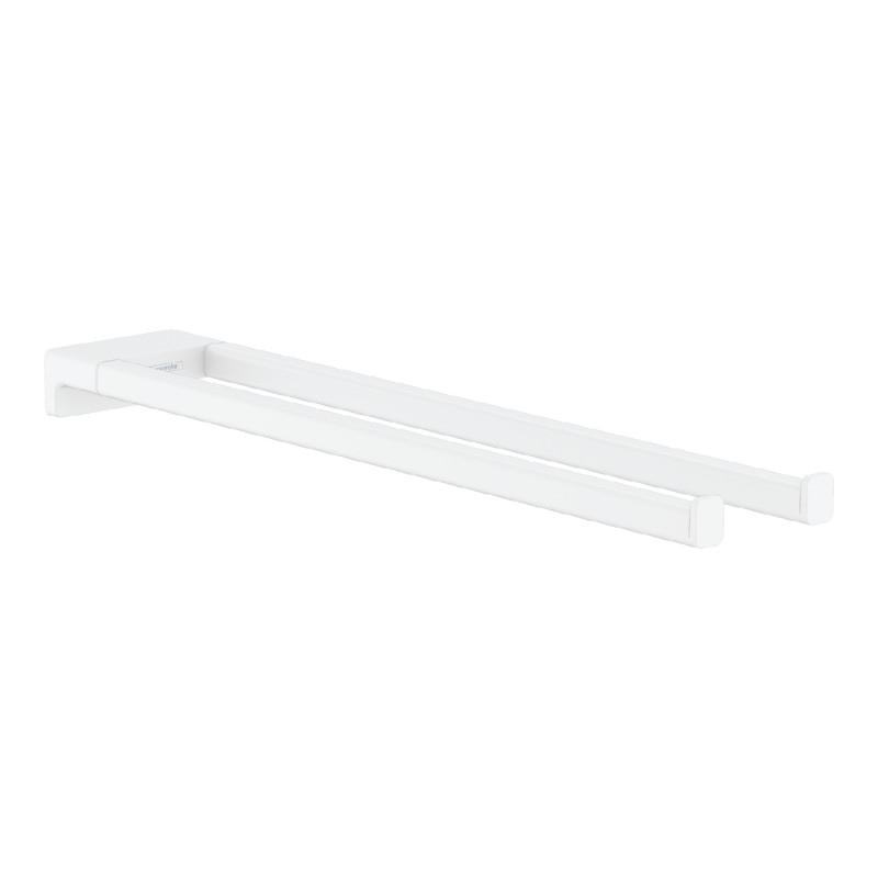 Hansgrohe ADDSTORIS тримач для рушникiв, подвiйний, колiр бiлий матовий, (41770700)
