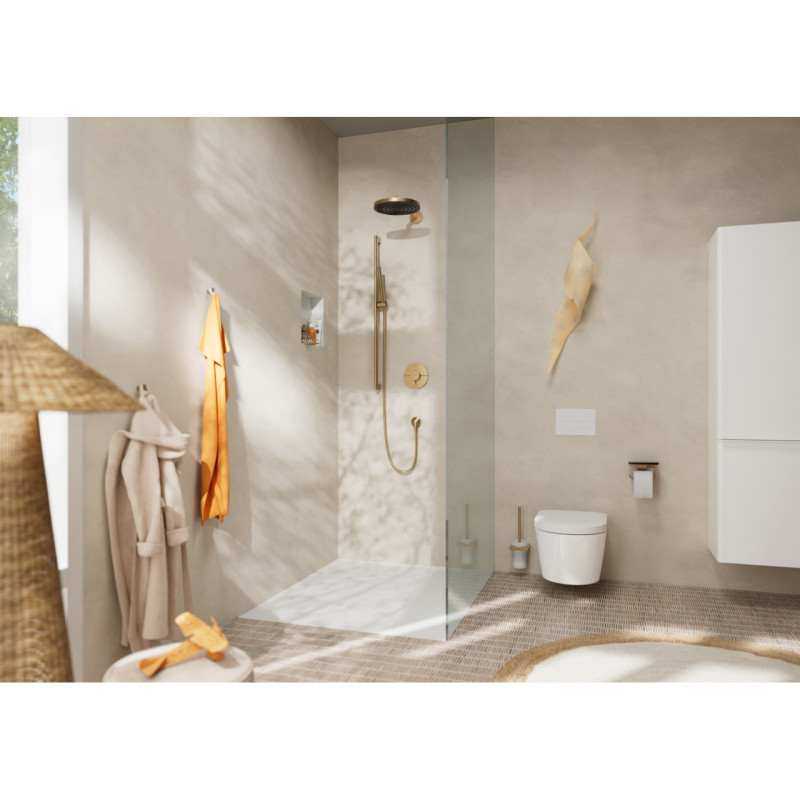 Hansgrohe ADDSTORIS тримач туалетного папірузполкою, коліршлыфованна бронза, (41772140)