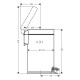 Hansgrohe ADDSTORIS вiдро для cмiття, колiр бiлий матовий, (41775700)