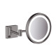 Hansgrohe ADDSTORIS зеркало для бритья, с LED подсветкой, матовый черный хром, (41790340)