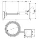 Hansgrohe ADDSTORIS зеркало для бритья, с LED подсветкой, матовый черный хром, (41790340)