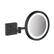 Hansgrohe ADDSTORIS зеркало косметическое, с подсветкой, черный матовый, (41790670)