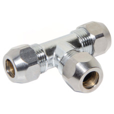 Albertoni (G02540) Трійник хром Ø10 (423)