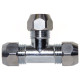 Albertoni (G02540) Трійник хром Ø10 (423)