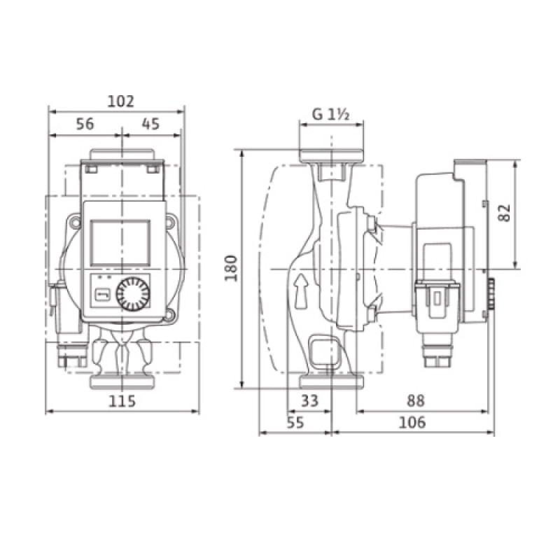 Wilo Циркуляційний насос Stratos Pico 25/0,5-4 (4244393)