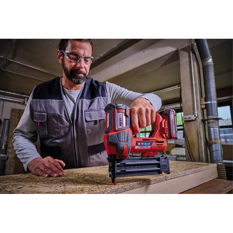 Einhell Степлер для цвяхів акумуляторний FIXETTO 18/50 N, PXC, 18В, 3.1кг (без АКБ і ЗП) (4257795)