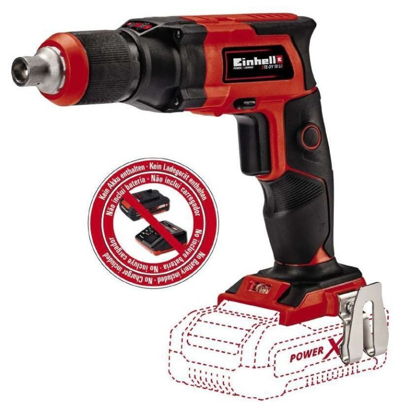 Einhell Акумуляторна викрутка TE-DY 18 Li - Solo, без акб (4259980)