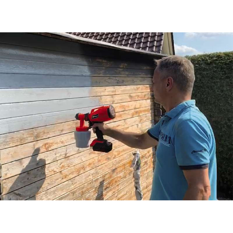 Einhell Фарборозпилювач TC-SY 18/60 Li акумуляторний Solo, 18В, 650 мл/хв, бачок 800 мл (4260025)