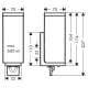 AXOR UNIVERSAL RECTANGULAR дозатор для рідкого мила підвісний, хром