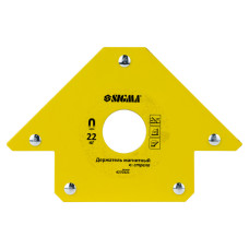 SIGMA Магніт для зварки стріла 22кг 90×90мм (45°, 90°, 135°) (4270321)