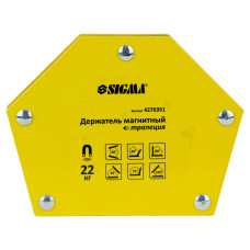 SIGMA Магніт для зварки трапеція 22кг 90×54×54×43мм (30.45,60.75,90.135°) (4270351)