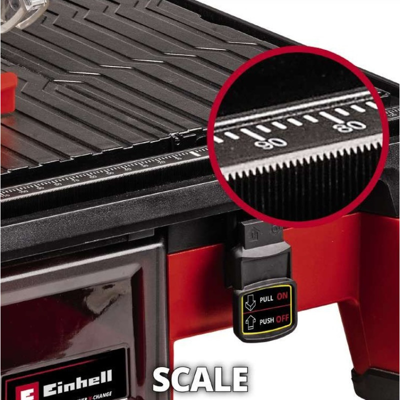 Einhell Плиткоріз акум TE-TC 18/115 Li - Solo, 18В, PXC, 3800 об/хв, диск 115х22.2 мм, різ 24 мм (4301190)