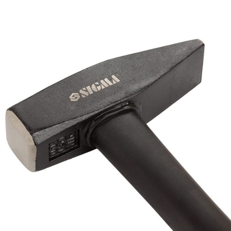 SIGMA Молоток 800г слюсарний фібергласова ручка (4316081)