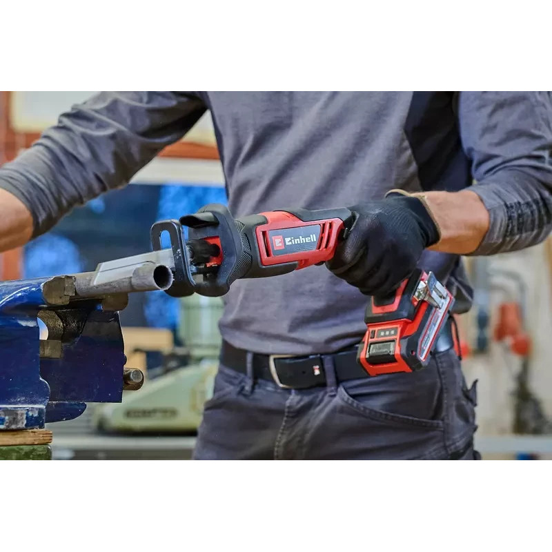 Einhell Пила шабельна акумуляторна Einehll TE-AP 18/13 Li - Solo PXC 18В пропил 50мм хід 13мм 1.13кг без АКБ та ЗП (4326315)