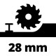 Einhell Акумуляторна міні-циркулярна пила (роторайзер) TE-CS 18/89 Li Solo, без акб (4331100)