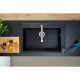 Hansgrohe Кухонна мийка кам`яна 43313170, чорний, (43313170)