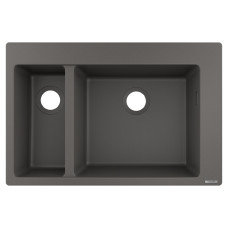 Hansgrohe S510-F635 мойка для кухні, що вбудовується, 180/450, колір сірий камінь, (43315290)