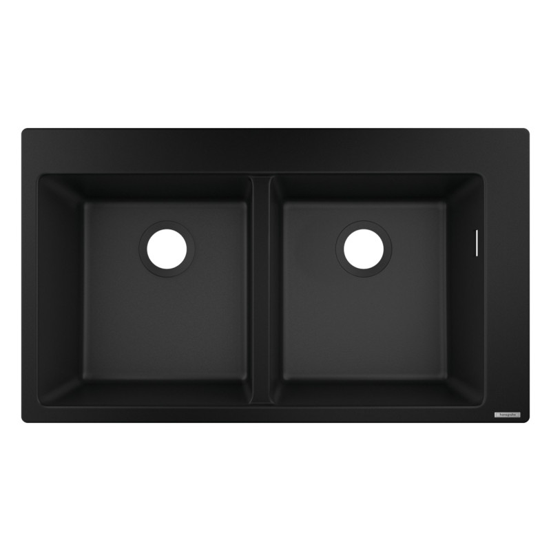 Hansgrohe Кухонна мийка кам`яна 43316170, чорний, (43316170)