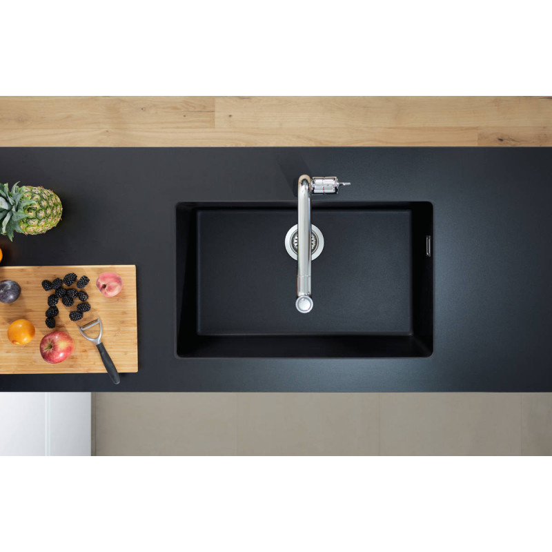 Hansgrohe Кухонна мийка кам`яна 43432170, чорний, (43432170)