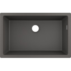 Hansgrohe S510-U660 мийка для кухні 660/400, вбудовується, із материалу Silicatec, колір сірий камінь, (43432290)