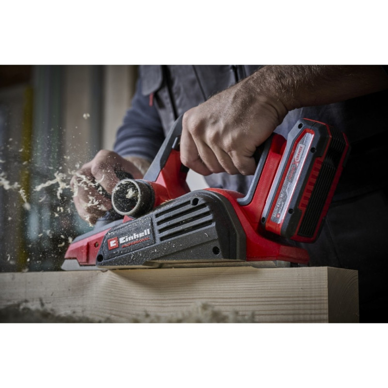 Einhell Рубанок акумуляторний TP-PL 18/3 Li BL - Solo PXC 18В 82мм до 2мм 2.63кг без АКБ та ЗП (4345405)