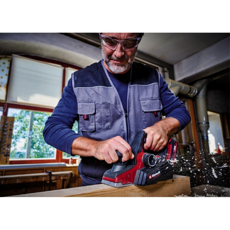 Einhell Рубанок акумуляторний TP-PL 18/3 Li BL - Solo PXC 18В 82мм до 2мм 2.63кг без АКБ та ЗП (4345405)