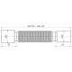 ANI-plast Гнучка труба K435, 40 x 50 - 375 (225-415 мм)