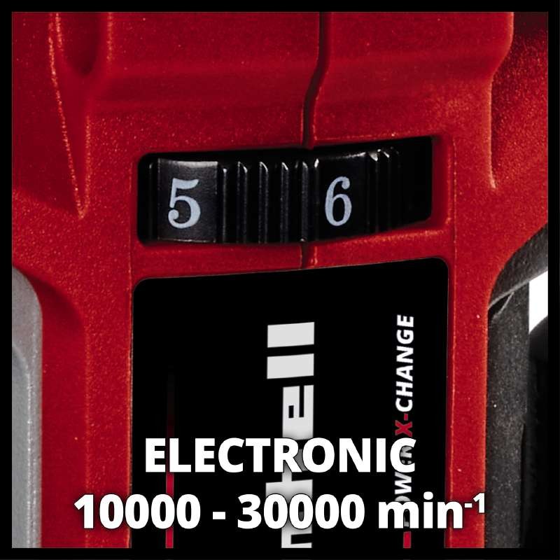 Einhell Фрезер TP-RO 18 Li BL - Solo акум., PXC, 18В, 6/8 мм, 10000-30000 об/хв (4350411)