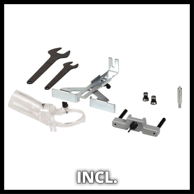 Einhell Фрезер TP-RO 18 Li BL - Solo акум., PXC, 18В, 6/8 мм, 10000-30000 об/хв (4350411)