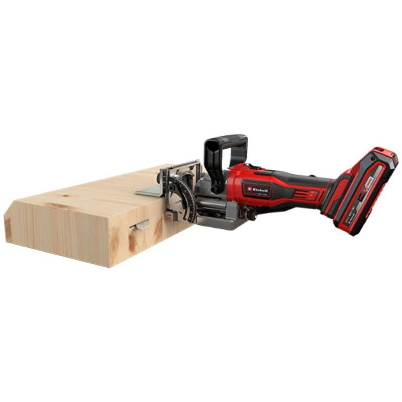 Einhell Фрезер ламельний TE-BJ 18 Li - Solo акум., PXC, 18В, 20 мм, диск 100х22х3.8 мм (4350630)