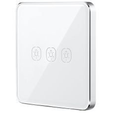 Tervix 438031 Розумна сенсорна кнопка-вимикач Pro Line ZigBee Touch Switch (3 клавіші), на батар. (438031)