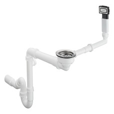 Hansgrohe D16-10 Сифон для гранiтної кухонної мийки , хром, (43927000)