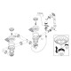 Hansgrohe D17-11 сифон до мийки для кухнi, хром, (43938000)