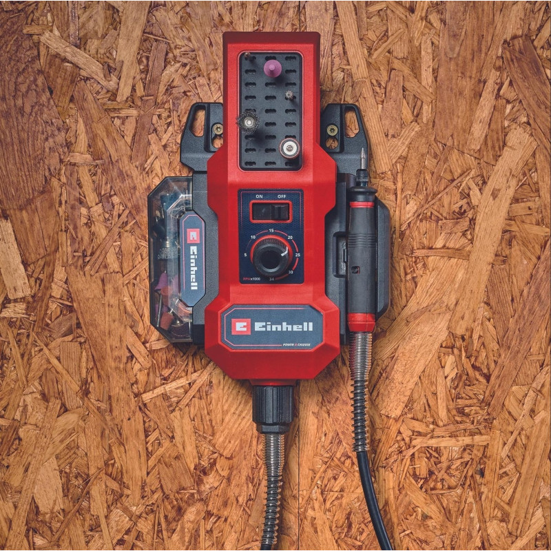 Einhell Гравер акумуляторний TE-MT 18/34LI-Solo PXC 18В 5000-34000об·хв гнучкий вал 92см 1.4кг (без АКБ і ЗП) (4419360)