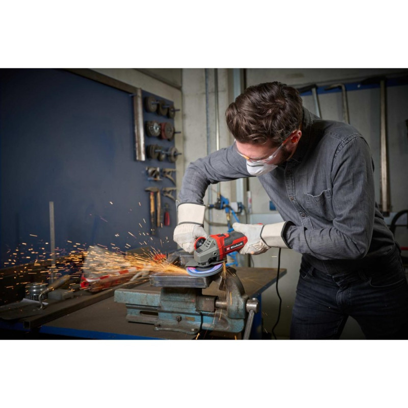 Einhell Шліфмашина кутова TE-AG 125/1010 125мм 12000об·хв 2.25кг (4430985)