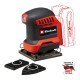 Einhell Шліфмашина вібраційна акумуляторна TE-OS 18/113 3X Li - Solo 18, 113х101мм 1.04кг без АКБ і ЗП (4460730)