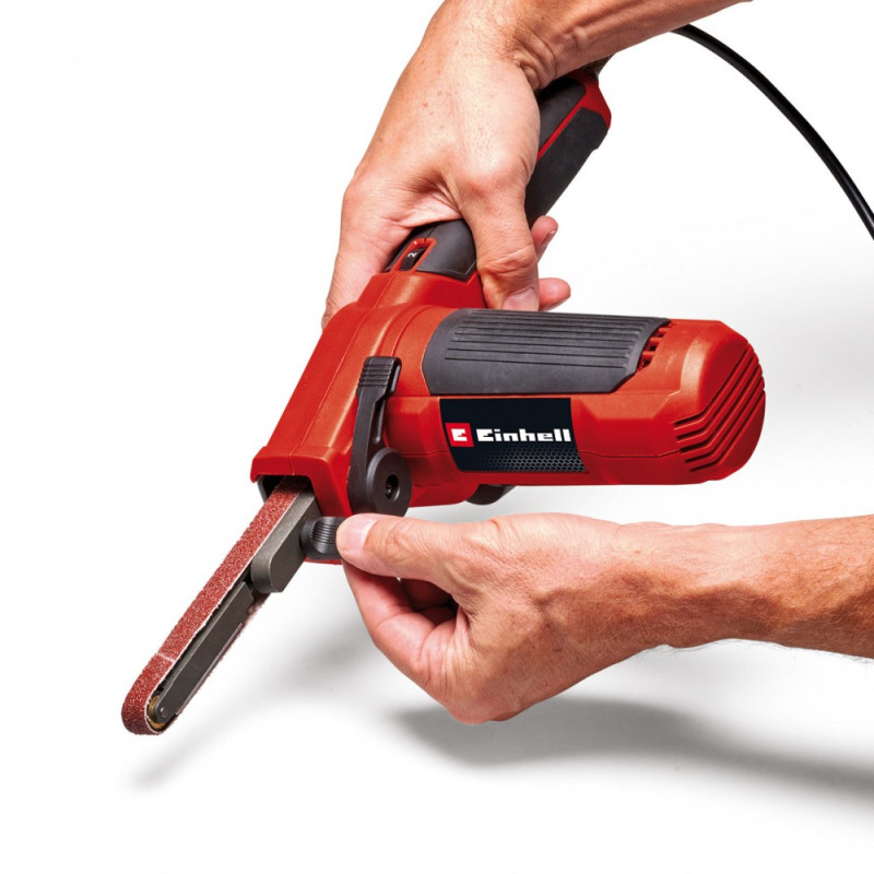 Einhell Напилок стрічковий електричний TC-BF500E, 500Вт, 300-1700 об/хв, 457х13 мм, 1.44кг (4461020)