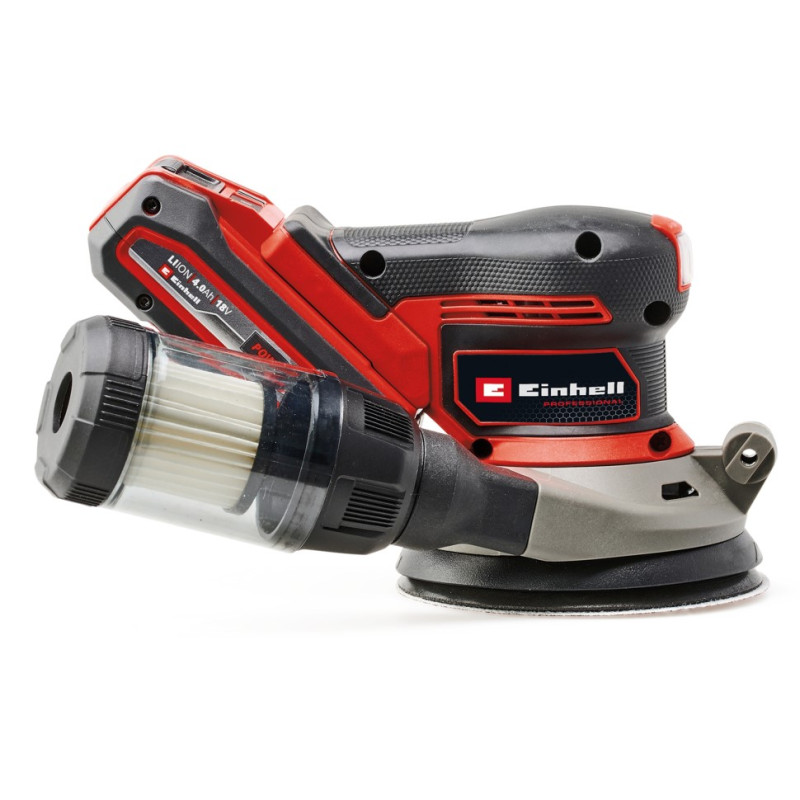 Einhell Шліфмашина ексцентрикова акумуляторна TP-RS 18/32 Li BL - Solo PXC 18В безщітков d125мм 1.12кг без АКБ та ЗП (4462020)