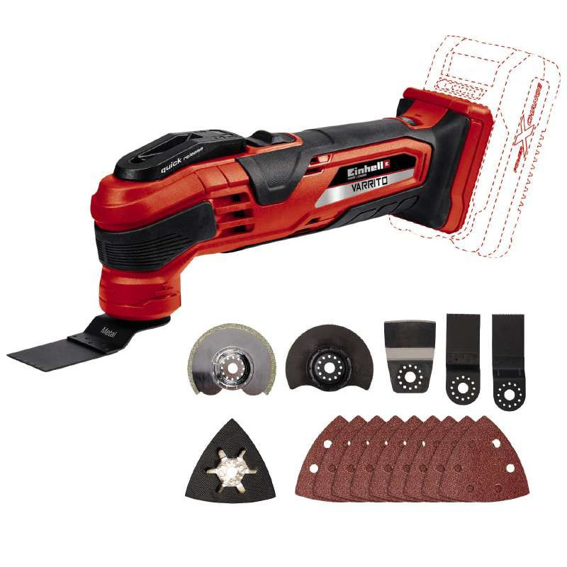 Einhell Багатофункціональний інструмент VARRITO акум., PXC, 18В, 22000-40000 об/хв (4465160)
