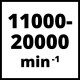 Einhell Багатофункціональний інструмент TC-MG 250 CE, 250Вт, 11000-20000об•хв, набір насадок, 1.02кг (4465185)