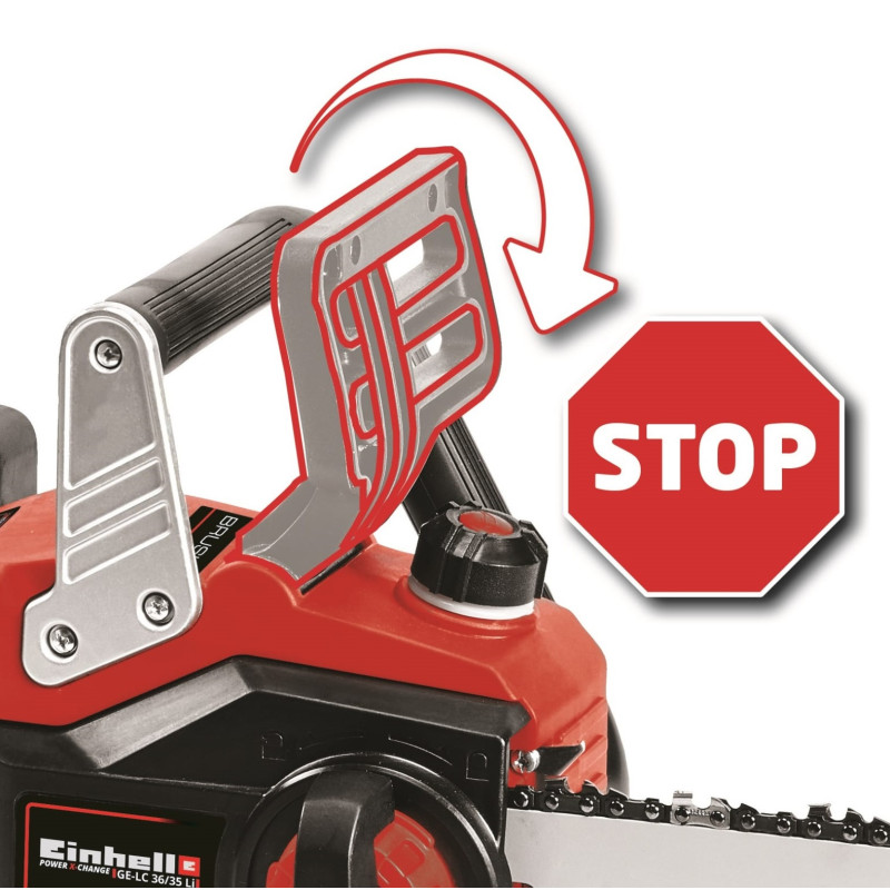 Einhell Акумуляторна ланцюгова пила GE-LC 36/35 Li-Solo, ланцюг і шина Oregon, без акб (4501780)