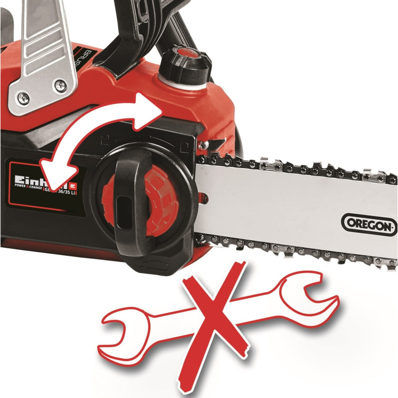 Einhell Акумуляторна ланцюгова пила GE-LC 36/35 Li-Solo, ланцюг і шина Oregon, без акб (4501780)