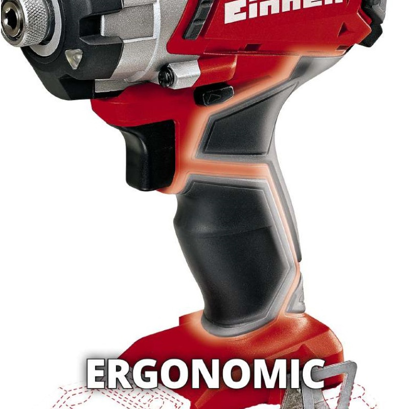Einhell Шуруповерт ударний TE-CI 18/1 Li акум., Solo, 0-2300 об/хв, 140 Нм (4510034)