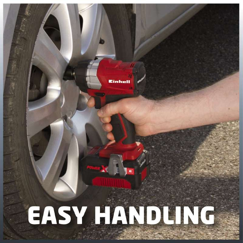 Einhell Гайкокрут ударний TP-CW 18 Li BL - Solo акум., PXC, 18В, 215 Нм, безщітк., квадрат, 1.1 кг (без АКБ і ЗП) (4510040)