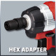 Einhell Гайкокрут ударний TP-CW 18 Li BL - Solo акум., PXC, 18В, 215 Нм, безщітк., квадрат, 1.1 кг (без АКБ і ЗП) (4510040)