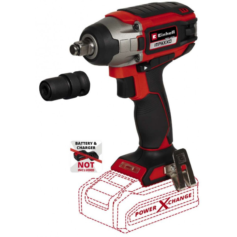 Einhell Гайкокрут ударний IMPAXXO 18/230 акум., PXC, 230 Нм, 18В (4510080)