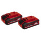 Einhell Акумулятор Twinpack PXC Plus, 18В, 2х3А•год, 1.23кг (4511631)