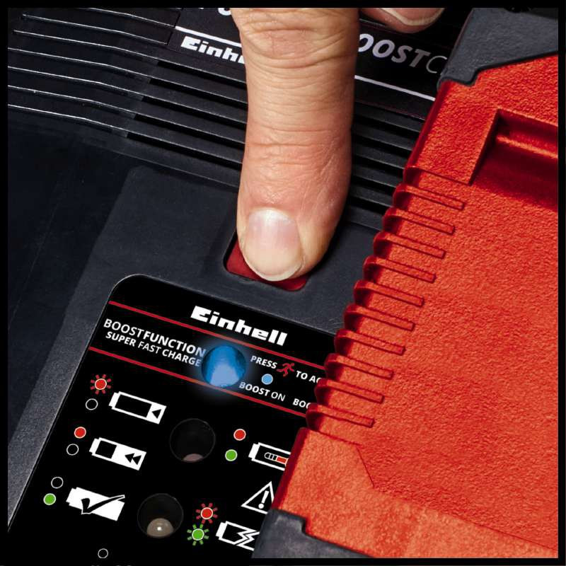 Einhell Прискорений зарядний пристрій для акумуляторів 18V Power-X-Boostcharger 6 A (4512064)