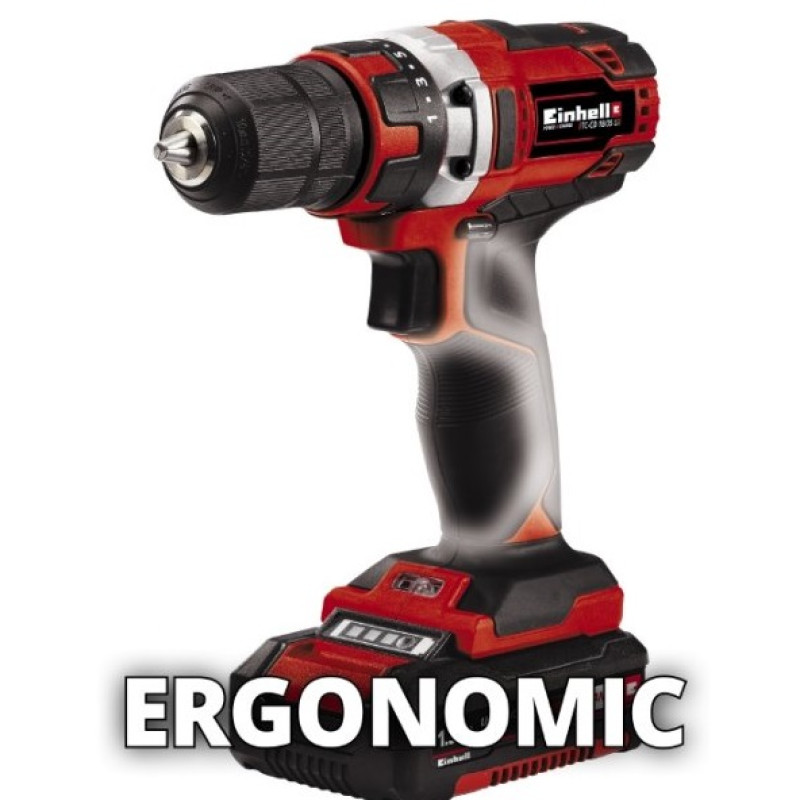 Einhell Акумуляторний шуруповерт TE-CD 18/40 Li-Solo New, без акб (4513925)