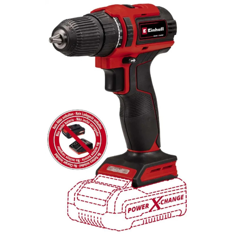 Einhell Акумуляторний дриль-шуруповерт TE-CD 18/40 Li BL Solo, без акб (4513997)